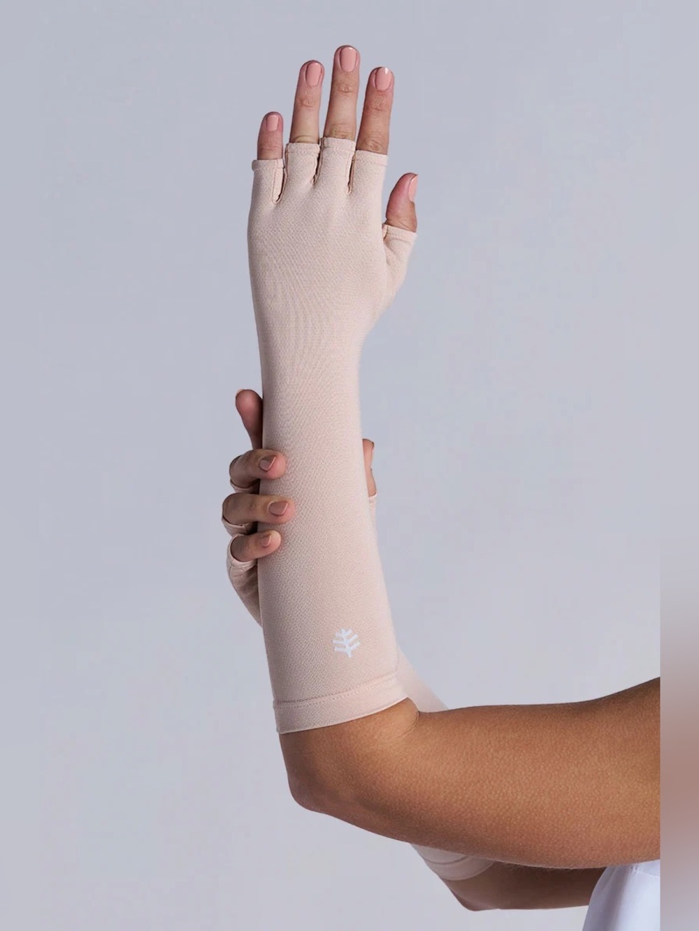 Coolibar Bona | Unisex Fingerless Mid-length Gloves NWT - Picture 2 of 5